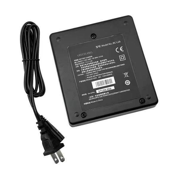 BC-L2A Dual Battery Charger Compatible for Total Station BT-L2 BDC46 BDC58 BDC70 Batteries Charging Dock EU US PLUG