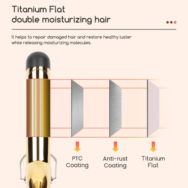 Titanium Professional Series Ceramic Hair Curling Wand New Salon Tools