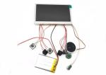 7 inch TFT LCD display video module with control buttons used for custom POP
