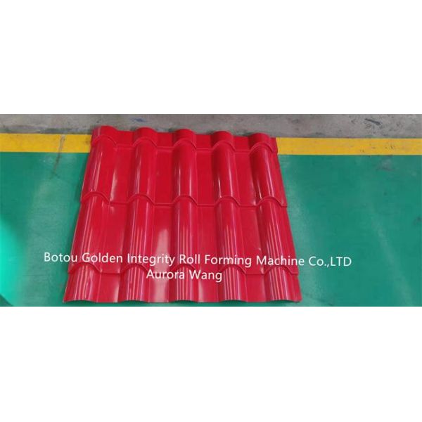 JCX Glazed Roof Tile Roll Forming Machine 380v 50hz PPGI GI material