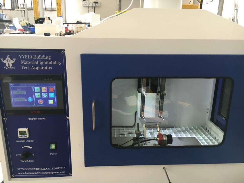 Building Material Ignitability Test Machine with Single Flame Source ISO 11925-2