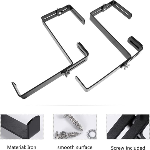 Wall and Railing Flower Window Box Planter Brackets Process Stamping Punching Bending