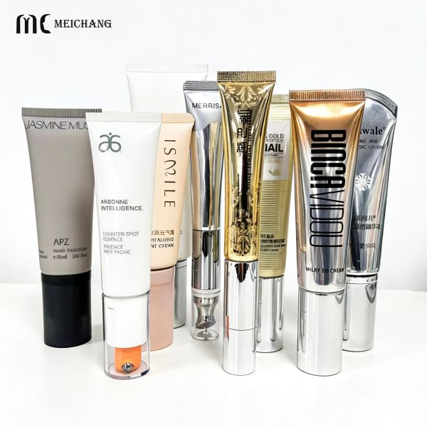 Eco-Friendly Customizable Precision Eye Cream Tube with Pump for Accurate Dosing and Freshness