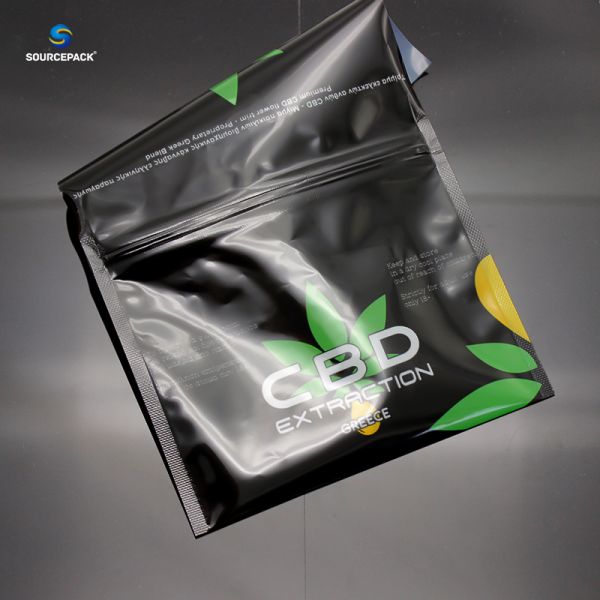 Moisture Proof Flower Packaging Bag With Gravure Print And Resealable Childproof Zipper