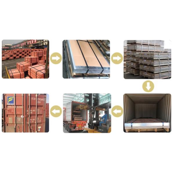 Bending Welding Cutting Copper Cathode 99.99% Copper Plates For Distilling Alcohol