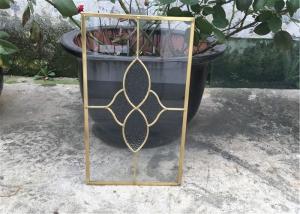 China Clear Cabinet Door Glass Panels , Various Shape Decorative Glass For Kitchen Cabinets on sale
