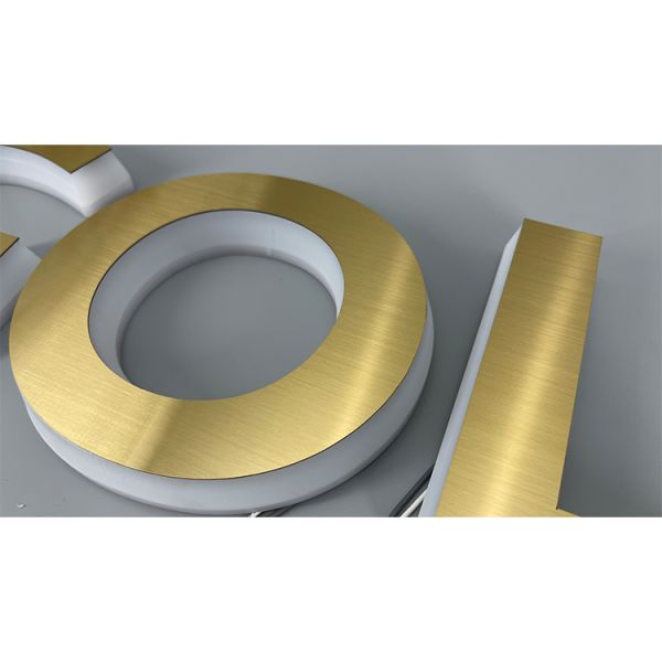 Luminous Characters Acrylic Advertising Sign Luminous Characters Advertising Board Metal Backlight Characters