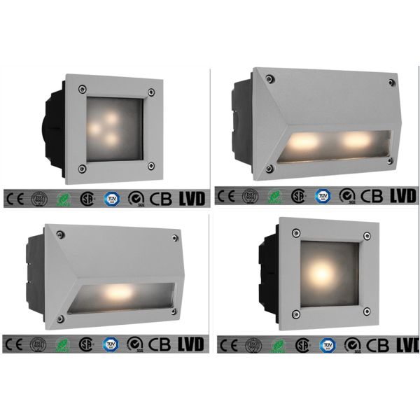 Small Outdoor LED Step Lights , 3000K 350mA exterior stair lighting Ladder Design