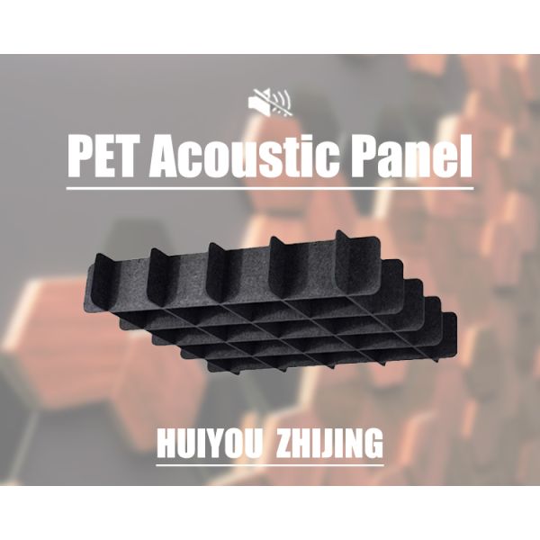 Customized Aesthetic Acoustic Ceiling Panels Eco Friendly Material Flame Retardant