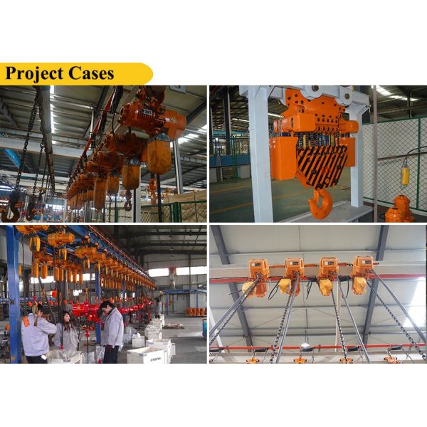 Yuantai fixed type 3T Single Chain type electric chain hoist with hook