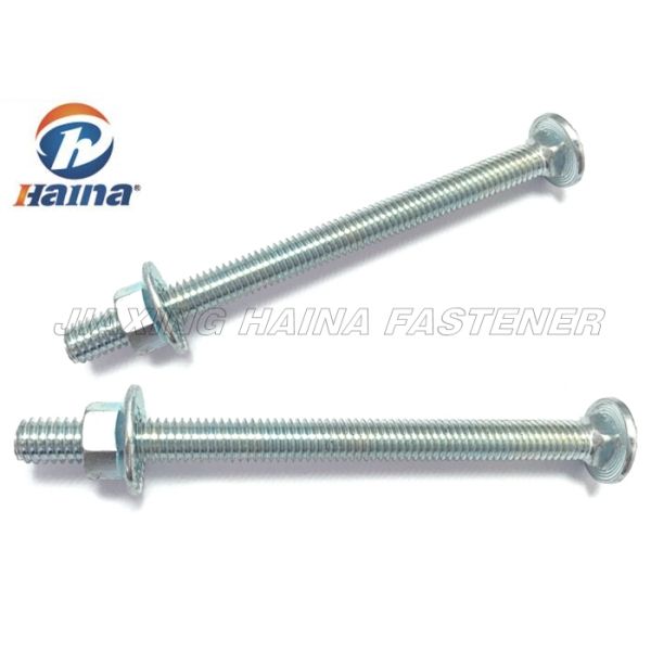 Metric Steel Din603 Hot Dipping Galvanizing Mushroom Head Carriage Bolt