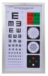 China Decimal Type Four Hole 5m 16.4 Feet Vision Test Chart on sale
