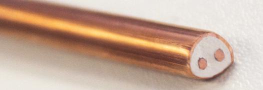 BS6387 Mineral Insulated Cable Plain Copper Sheath Low Voltage Fire Resistant