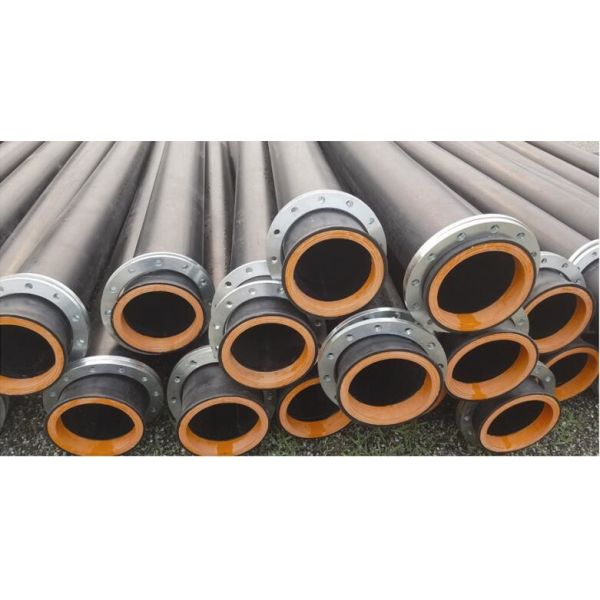 qualified high corrosion resistance hdpe flared pipes for sand transporation