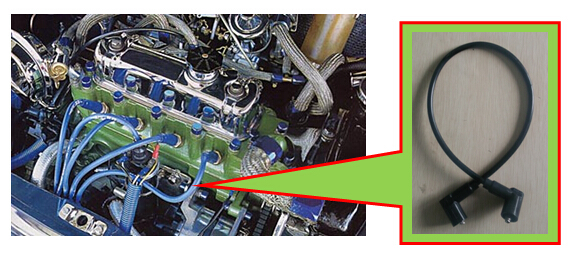 Automobile Parts High Voltage Ignition Wire Set , Spark Plug Cable Set TY0001C04