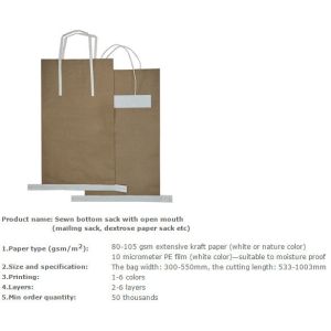 Buy cheap Starch packing bag, Sand packaging bag, Rice packing paper bag, Powder packing from wholesalers