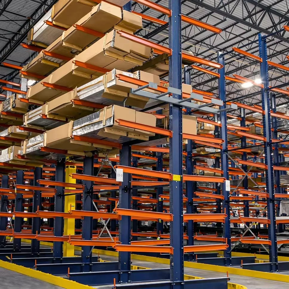 Industrial Plant Storage Cantilever Arm Racking Warehouse Pipe Storage Rack System