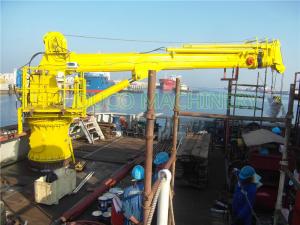 China Long Life Marine Vessel Extension Telescopic Boom Crane , Telescoping Boom Crane on sale