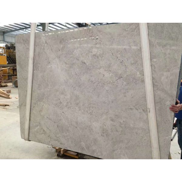 Durable Castle Grey Marble Stone Slab Elegant Appearance Customized Size