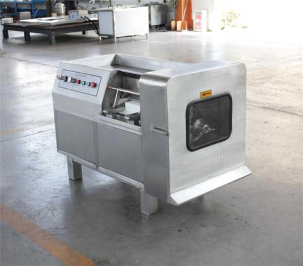 frozen meat cuber, frozen meat dicing machine, meat cube cutting machine
