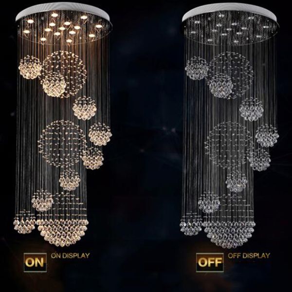 Modern K9 LED Crystal Chandelier Crystal Lamp entrance light(WH-NC-29)