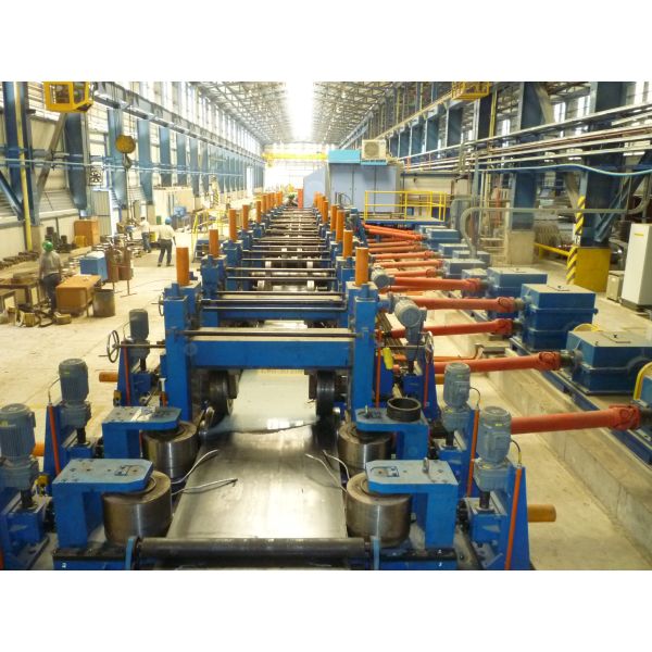 Round Square Tube Spiral Welded Pipe Making Machine Rectangular Black