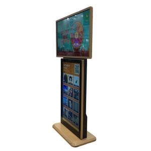 Buy cheap Floor Standing Double Sided Kiosk , Internet Remote Control Vertical Digital Signage product