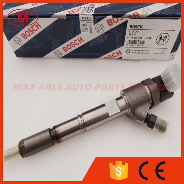 0445110321 BOSCH common rail injector for JMCV2.5L VM-JE4D25A