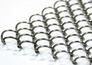 China 316 Stainless Steel Decorative Wire Mesh Screen with Diamond Shaped Hole on sale