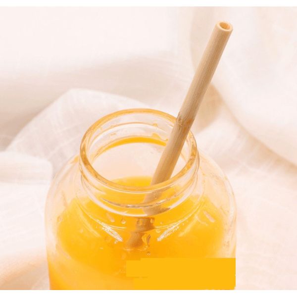 15cm Reusable Bamboo Drinking Straws Bubble Tea Juice
