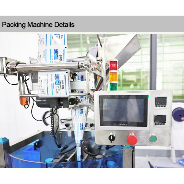 Servo Drive Liquid Packaging Machine 4 Side Sealing Packing Machine High Quality Cream Filling 80bags/min Low Cost