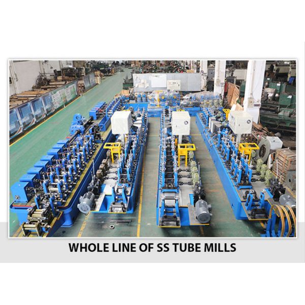 415/420/440V 64mm Diameter Steel Pipe Production Line Ss Pipe Making Machine