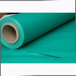China Waterproof PVC Coated Tarpaulin Fabric , 5m Fire Resistant Tarp Camping on sale