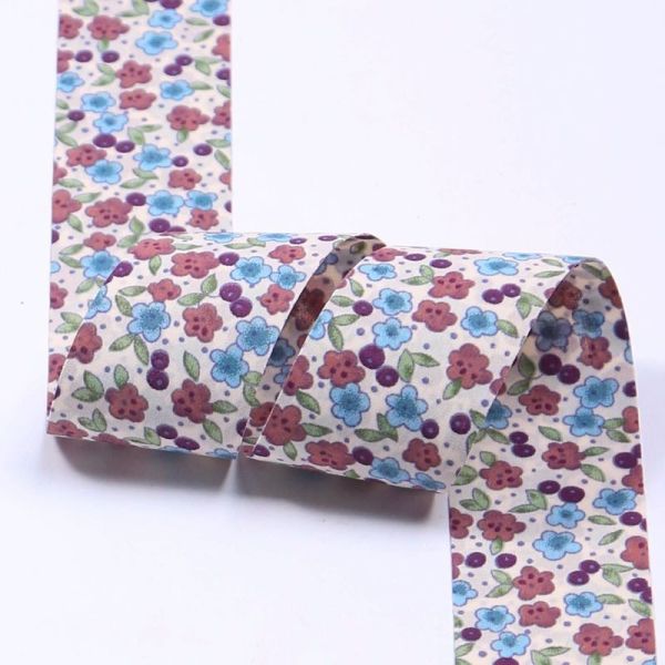 Personalized Eco Friendly 25mm Branded Fabric Tape Roll OEM/ODM Service Printed Pattern Ribbon