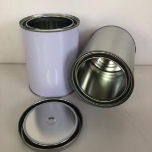 Buy cheap SGS Round Metal 3.38 Oz Oil Paint Tin Cans With Handle product