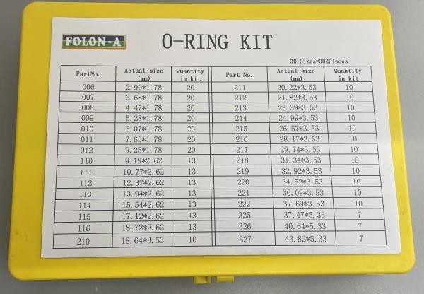 NBR -70-1 Long Lasting Machinery Seal O Ring Kit