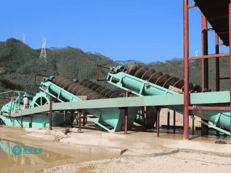 Screw Washer Machine 40TPH -60TPH Sand Washer Plant CE ISO Approval