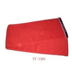 China 100% Cotton Terry Sports Towel, Jacquard Logo, Red Colors YT-1304 on sale