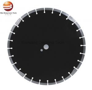 China 350mm Laser Welded Asphalt Cutting Blades With Protective Segment on sale
