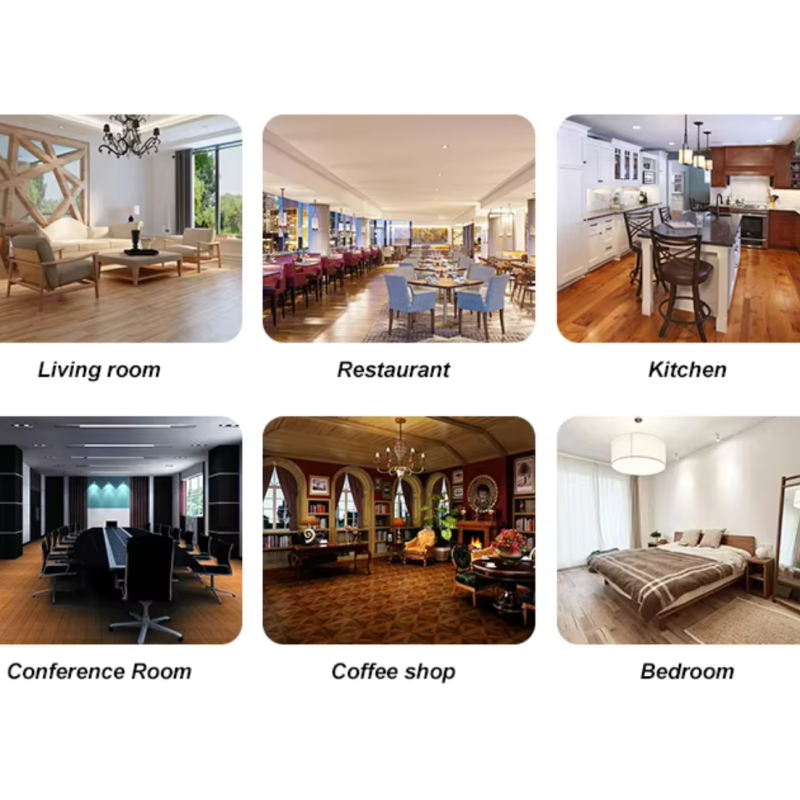 Water Resistant Laminat Wood Flooring AC3 AC4 HDF 8mm 12mm