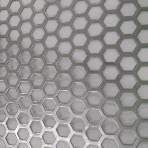 Buy cheap Hexagonal Perforated Aluminum Sheet 2mm Thick 3003 5005 5052 6061 3004 product