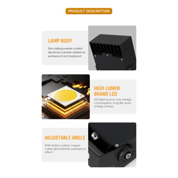 LED Facade Lighting IP65 Rustproof Die Casting Narrow Angle 16W DC24V For Garden Wall