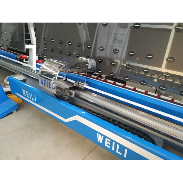 Automatic Insulating Glass Silicone Glue Sealing Robot Sealant Spreading Line 2.5m Height