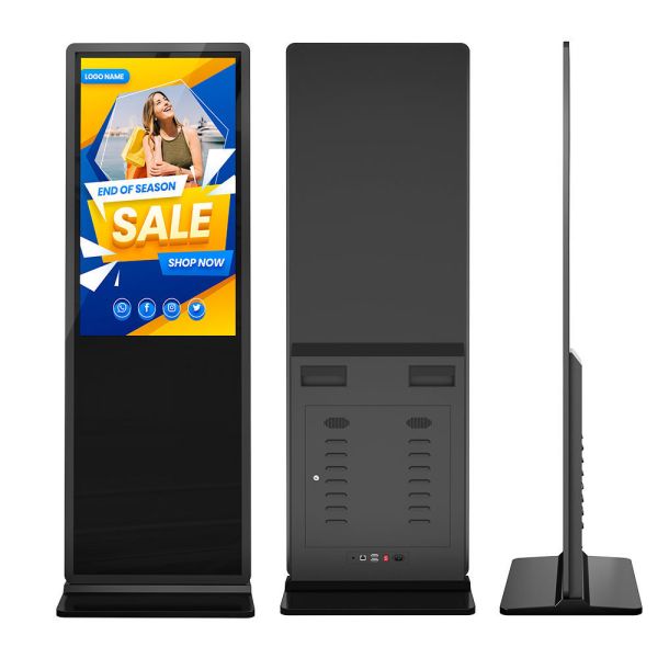Custom LCD Digital Signage with 3840*2160 Resolution 500 Nits Brightness and SDK Function for Indoor Outdoor Advertising