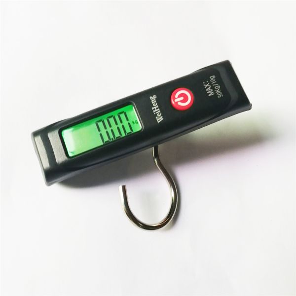LED Display WH-A12 Belt Travel Bag Hanging Scales 50kg for Customized OEM Support