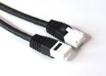 24AWG Unshielded Twisted Paired Cat6 Ethernet Cable Black Color