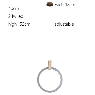Unusual Acrylic Contemporary pendant lights Circle Lampshade For indoor home Lighting