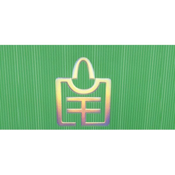Lamination Handmade Paper Bag With Turn Top Colorful PP Rope Handle For Clothes Jewelry