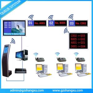 Buy cheap Web Based Multiple Language Bank Wireless Ticket Kiosk Queue System product