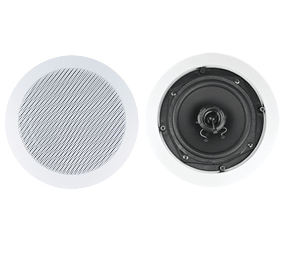 15W/7.5W 6-inch Coaxial Speaker 100V Ceiling Speakers ABS Material Flush Mount OEM ODM Factory Sale